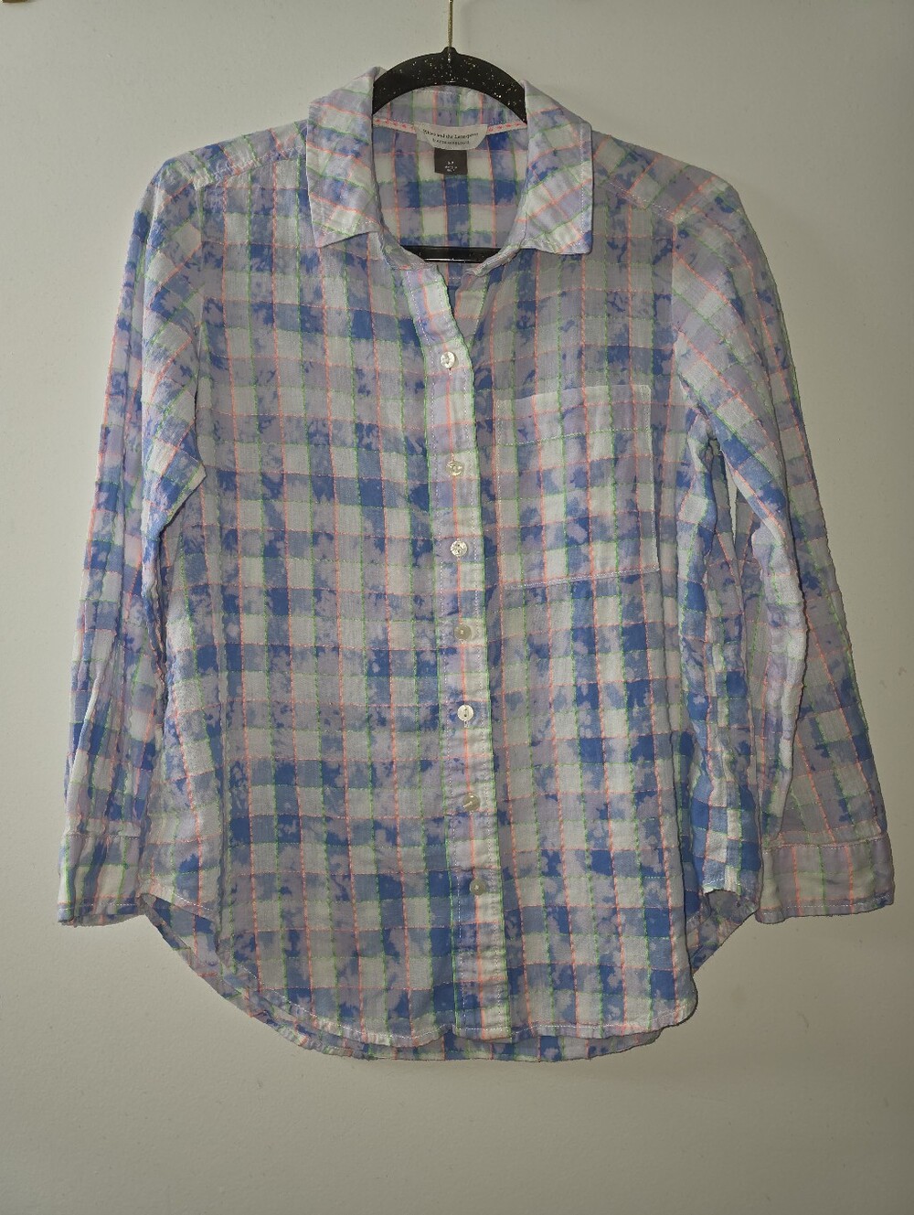 Pilcro And The Letterpress  By Anthropologie Colorful Lightweight Button Down S